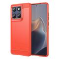 Motorola Edge 60/60 Fusion Brushed TPU Case - Carbon Fiber