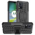 Motorola Moto E13 Anti -Slip Hybrid Case s Kickstandom - čierny