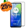 Motorola Moto G04 Úplný chránič sklenenej obrazovky - Čierny okraj