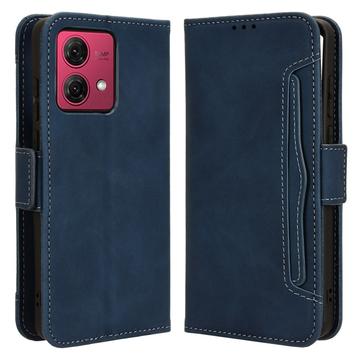 Motorola Moto G84 Cardholder Series Puzdro na Peňaženku - Modrá