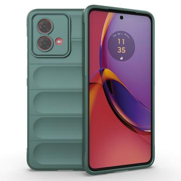 Rugged Série Motorola Moto G84 TPU Puzdro - Zelená