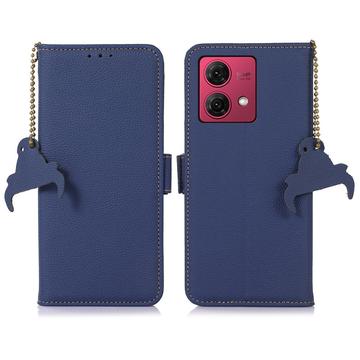 Motorola Moto G84 Kožené Puzdro na Peňaženku s RFID