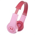 Motorola Squads 200 Over -ucho detské slúchadlá - 3,5 mm aux - ružová