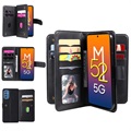 Slot s viacerými kartami Samsung Galaxy M52 5G Wallet Case - Black