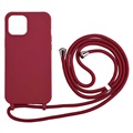 Náhrdelník Series iPhone 12/12 Pro TPU Case - Red
