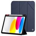 Nillkin Bevel iPad (2022) Smart Folio Puzdro - Modrá / Transparentné