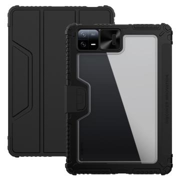 Xiaomi Pad 6/Pad 6 Pro Nillkin Bumper Smart Folio Case - čierny / priehľadný