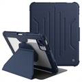 Nillkin Bumper iPad (2022) Smart Folio Case - modré / priehľadný