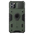 Nillkin Camshield Armor iPhone 11 Pro Max Hybrid Case - Tmavo zelená