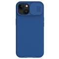 iPhone 15 Nillkin CamShield Pro Hybridné Puzdro - Modrá