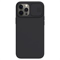 Nillkin Camshield Silky iPhone 12/12 Pro Silikone Case - Black