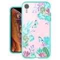 Nillkin Floral iPhone XR Hybrid Case - Farebné kvety