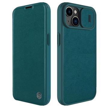 Nillkin Qin Pro Series iPhone 14 Flip Case - zelená