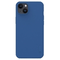 Hybridné puzdro iPhone 15 Nillkin Super Frosted Shield Pro - Modrá