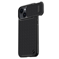 Nillkin Textured S iPhone 14 Hybridné Puzdro - Čierne