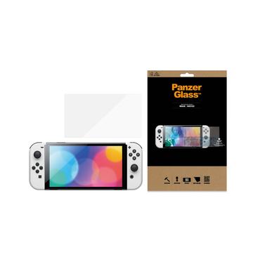 Nintendo Switch OLED PanzerGlass Standard Fit AntiBacterial Ochrana Obrazovky – Priehľadná