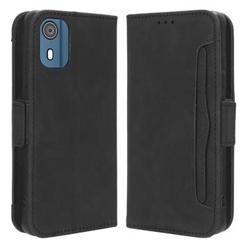 Nokia C02 Cardholder Series Puzdro na Peňaženku - Čierne