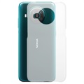 Nokia x10/x20 gumberovaný plastový puzdro - priehľadné