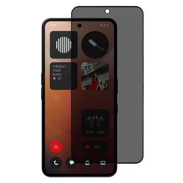Ochranné Tvrdené Sklo na Displej Nothing Phone (3a)/(3a) Pro Privacy Full Cover – Čierny Okraj