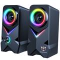 ONIKUMA L2 2 ks / sada Bluetooth reproduktorov RGB Farebné svetlo HiFi Audio Bezdrôtový subwoofer