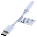 OTB USB-C / 3.5mm Audio Adaptérový Kábel - Biely