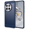 OnePlus 12 Puzdro z Brúseného TPU - Uhlíkové Vlákno