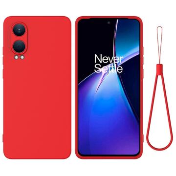 Tekutý silikónový obal na OnePlus Nord CE4 Lite/Oppo K12x - Červená