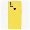 OnePlus Nord N10 5G Gumberized Plast Pase - žltá