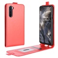 OnePlus Nord Vertikálne flip puzdro s slotom na kartu