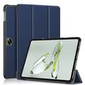OnePlus Pad Go/Oppo Pad Air2 Tri-Fold Series Smart Folio puzdro – Modrá