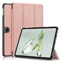 OnePlus Pad Go/Oppo Pad Air2 Tri-Fold Series Smart Folio puzdro – Ružové zlato