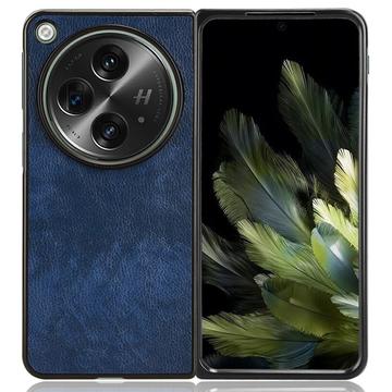 Oppo Find N3/OnePlus Open Potiahnuté Plastové Puzdro - Modrá