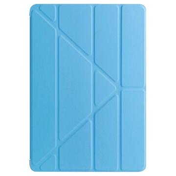 iPad 10.2 2019/2020/2021 Origami Stand Folio Case - Sky Blue