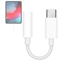 Apple USB -C/3,5 mm adaptér pre slúchadlá MU7E2ZM/A - Biela