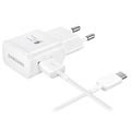 Samsung EP-Ta20ew USB-C Fast Travel Charger-Biela