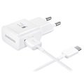 Samsung EP-Ta20ew USB-C Fast Travel Charger-Biela