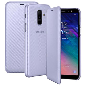Samsung Galaxy A6+ (2018) Tvrdenie peňaženky EF -WA605CVEGWW - Violet