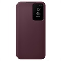 Samsung Galaxy S22+ 5G Smart Clear View Cover EF -ZS906CEEGEE - BURGUNDIA