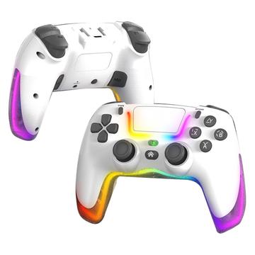 P07 Dazzle Lighting Wireless Bluetooth Controller for PS4/Android/iOS/Switch/PC