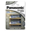 Panasonic Everyday Power LR14/C Alkaline Batteries - 2 Pcs.