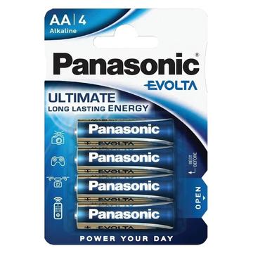 Panasonic Evolta LR6/AA Alkaline Batteries - 4 Pcs.