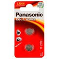 Panasonic LR44 Micro alkalické gombíkové bunky - 2 STK.