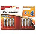 Panasonic Pro Power LR6/AA Alkaline Batteries - 8 Pcs.