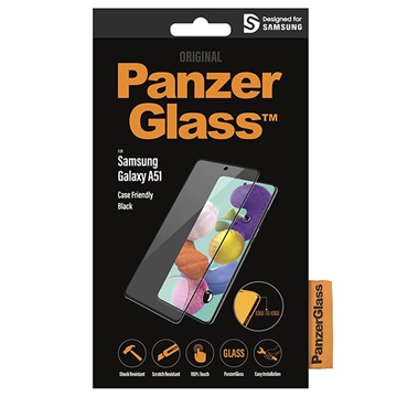 Panzerglass Case priateľský k chránič obrazovky Samsung Galaxy A51 - Čierna