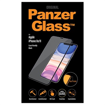 Panzerglass puzdro priateľský k iPhone 11 Temperované sklenené chránič obrazovky