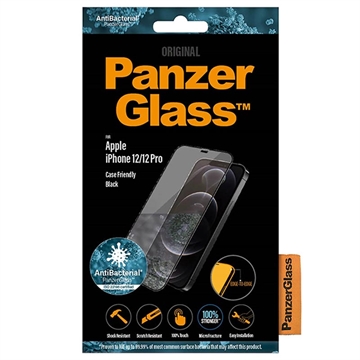 Ochranné puzdro na iPhone 12/12 Pro PanzerGlass Case Friendly - Čierny Okraj