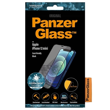 Ochranné puzdro na iPhone 12 Mini PanzerGlass Case Friendly - Čierny Okraj