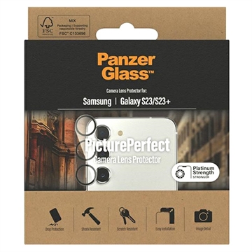 PanzerGlass PicturePerfect Samsung Galaxy S23 5G/S23+ 5G Chránič Objektívu Fotoaparátu