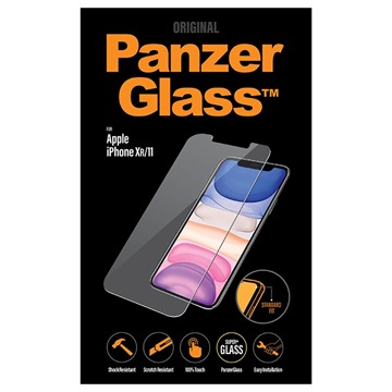 Panzerglass iPhone XR / iPhone 11 Temperovaný sklenený chránič obrazovky - priehľadný