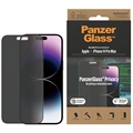 Ochrana obrazovky z tvrdeného skla iPhone 14 Pro Max PanzerGlass Ultra-Wide Fit Privacy EasyAligner - Čierny okraj